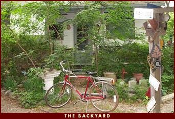 Backyard at The Old Rooming House
